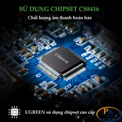 Bộ chuyển audio Quang optical Coaxial sang AV 3.5mm chính hãng Ugreen 30523