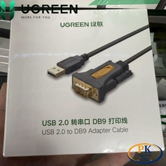 Cáp chuyển đổi USB sang RS232 COM DB9 UGREEN CR104 20223 dài 3M chíp PL2303