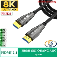 Dây HDMI Quang 2.1 8K@60Hz (10M–100M) – Cáp HDMI Fiber Optic Cao Cấp, Hỗ Trợ 4K@120Hz HD-PKH21