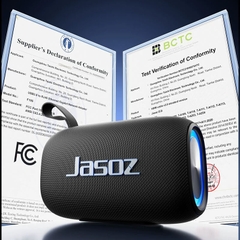 Loa Bluetooth Jasoz T-K159 K114 Công Suất 10W - Bluetooth 5.2, Hỗ Trợ TWS, FM, Thẻ TF, Chống Nước Mưa