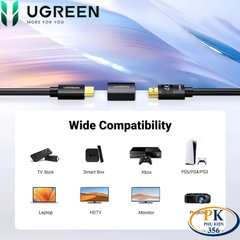 Đầu nối HDMI 2 đầu cái chính hãng Ugreen 20107 (HDMI Female to Female)