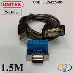 Cáp chuyển Serial USB sang RS422/RS485 Unitek Y-1083 dài 1.5M chính hãng