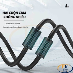 Dây cáp HDMI 2.0 Jasoz A118 4K@60Hz dài 1.5M-20M Dùng Cho Tivi, Máy chiếu - Hàng Chính Hãng
