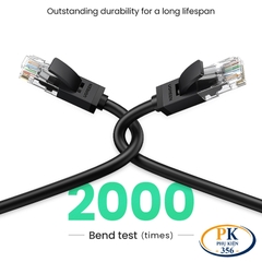 Dây cáp mạng RJ45 CAT6 UTP màu đen Ugreen 20170 NW103 dài 50M