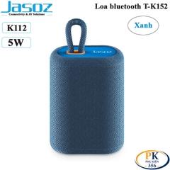 Loa Bluetooth Jasoz T-K152 Công Suất 5W - Hỗ Trợ TWS, FM, Thẻ TF, Chống Nước, Pin 1200mAh