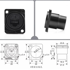 Nhân nối mạng RJ45 CAT5E âm tường Coraon CZXYON Z-RJ45
