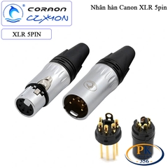 Nhân hàn âm tường Canon XLR 5 pin Coraon CZXYON Z-NC5MD-LX-B & Z-NC5FD-LX-B