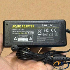 Nguồn DC Adapter 15V-5A 75W YU1505 chân nguồn 5.5×2.5mm