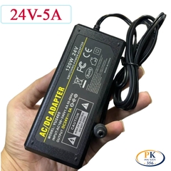 Bộ Nguồn Adapter DC 24V 5A 120W YU-2405 – Chân DC 5.5×2.5mm, Nguồn Ổn Định, Bền Bỉ