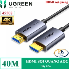 Dây cáp HDMI sợi quang AOC 2.0 chuẩn 4K@60Hz chính hãng Ugreen HD178 dài 10M – 100M