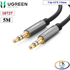 Dây Audio AUX 3.5mm Ugreen AV119 dài 0.5M – 5M – Cáp 3.5mm M/M Cao Cấp