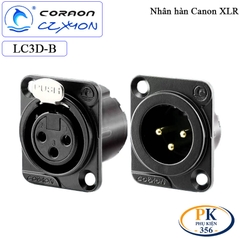 Đầu hàn Canon XLR 3 pin Coraon CZXYON KN3MX-B & KN3FX-B – Jack XLR hàn dây cao cấp