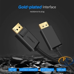 Dây cáp Displayport 1.2 4K@60Hz DP102 chính hãng Ugreen dài 1M 1.5M 2M 3M 5M 10244 10245 10211 10212 10213