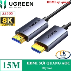 Dây cáp HDMI sợi quang AOC 2.1 chuẩn 8K@60Hz, 4K@240Hz chính hãng Ugreen HD183 dài 10M – 50M