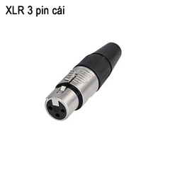 Dây cáp âm thanh DIY XLR 3 pin cái sang đực bẻ góc 90 độ dài 0.5M – 50M (dây màu đỏ)