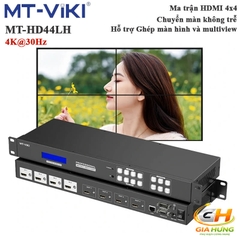 Bộ Chia Chuyển Mạch Ma Trận HDMI 4K@30Hz 4 Ra 4 MT-VIKI MT-HD44LH | Video Wall & Multiview Không Trễ