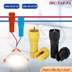 Đầu Nối Nhanh Trích Tách Dây Điện Xuyên Thấu Chữ T IDC-TAP-5A không cần tách vỏ dây