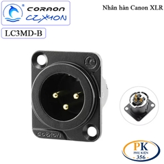 Đầu hàn Canon XLR 3 pin Coraon CZXYON KN3MX-B & KN3FX-B – Jack XLR hàn dây cao cấp