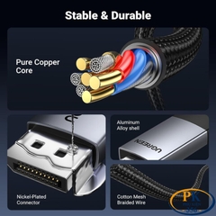 Dây cáp chuyển Displayport sang HDMI 2.0 4K@60Hz DP119 chính hãng Ugreen dài 1M 2M 15773 15774