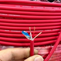 Dây cáp âm thanh DIY XLR 3 pin đực sang cái bẻ góc 90 độ dài 0.5M – 50M (dây màu đỏ)