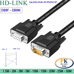 Cáp điều khiển AX-RS232C-9P – Cáp RS232C DB9 đực sang DB9 cái 1M–30M cho Servo CKD Absodex AX