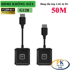 Bộ Thu Phát HDMI Không Dây G128-HD Full HD 1080P – Truyền Tín Hiệu 50m, Băng Tần Kép 2.4G/5G