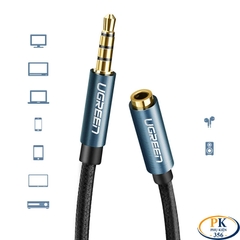 Dây Audio AUX 3.5mm Ugreen AV112 dài 1M – 5M Dây Bọc Lưới Cao Cấp