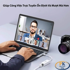 Cáp Chuyển USB 2.0 to LAN 10/100Mbps Ugreen 20254 CR110 Chipset AX88772A (Màu Đen) 20253 màu trắng