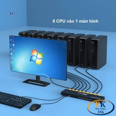 Bộ chuyển mạch KVM Switch VGA + USB 8 vào 1 MT-VIKI MT-801UK-L