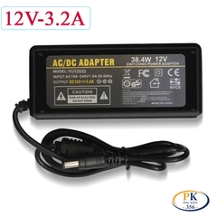 Adapter DC 12V 3A 3.2A 38.4W YU1203 – Nguồn Ổn Định, Chống Nhiễu, Jack 5.5×2.5mm