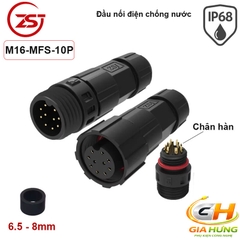 Đầu Cút Nối Dây Điện Chống Nước IP68 Chính Hãng ZSJ M16-MF Dùng Cho Dây 2–12 Lõi