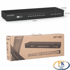 Bộ chuyển mạch KVM Switch VGA + USB 8 vào 1 MT-VIKI MT-801UK-L