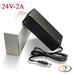 Bộ Nguồn Adapter DC 24V 2A 48W YU-2402 – Jack DC 5.5×2.5mm, Ổn Định, Chống Nhiễu