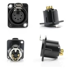 Nhân hàn âm tường Canon XLR 5 pin Coraon CZXYON Z-NC5MD-LX-B & Z-NC5FD-LX-B