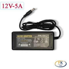 Adapter DC 12V 5A 60W YU1205 – Nguồn Ổn Định, Jack 5.5×2.5mm, Chống Nhiễu