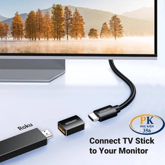 Đầu nối HDMI 2 đầu cái chính hãng Ugreen 20107 (HDMI Female to Female)