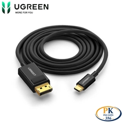 Cáp chuyển USB type-C sang Displayport 4K@60Hz MM139 chính hãng Ugreen 50994 dài 1.5M