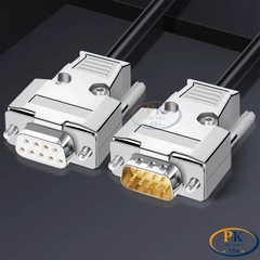 Dây cáp RS232C DB9 nối chéo 2 đầu cái Null Modem 26AWG vỏ thép 0.5M-40M