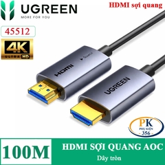 Dây cáp HDMI sợi quang AOC 2.0 chuẩn 4K@60Hz chính hãng Ugreen HD178 dài 10M – 100M