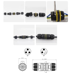 Đầu Cút Nối Dây Điện Chống Nước IP68 Eweichat EW-M16 Cho Dây Ø 8.5mm