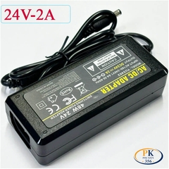 Bộ Nguồn Adapter DC 24V 2A 48W YU-2402 – Jack DC 5.5×2.5mm, Ổn Định, Chống Nhiễu