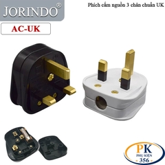 Đầu phích cắm nguồn 3 chấu UK 250V/10A | Cho UPS, máy tính, adapter – An toàn & bền bỉ