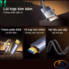 Dây cáp HDMI sợi quang AOC 2.0 chuẩn 4K@60Hz chính hãng Ugreen HD178 dài 10M – 100M