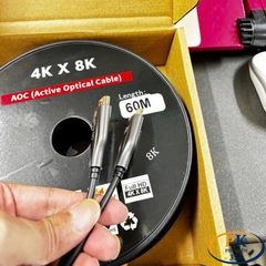 Dây HDMI Quang 2.1 8K@60Hz (10M–100M) – Cáp HDMI Fiber Optic Cao Cấp, Hỗ Trợ 4K@120Hz HD-PKH21