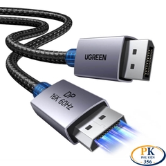 Dây cáp displayport 2.1 chuẩn 16K@30Hz 4K@240Hz DP118 chính hãng Ugreen 15384 dài 2M