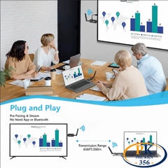 Bộ Chia HDMI Không Dây 1 Ra 2 WL084 200m 1080P60Hz Băng Tần Kép 2.4G/5G