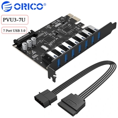 Card Mở Rộng PCIe Ra USB 3.0 4 Cổng Orico PVU3-4P-V1 – Chip VIA VL805, Tốc Độ 5Gbps