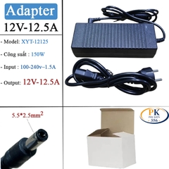 Adapter DC 12V 12.5A 150W XYT-12125 – Nguồn Chuyển Đổi Công Suất Lớn, Ổn Định, Bền Bỉ