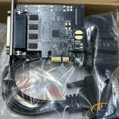 Card PCI-E X1 mở rộng 4 cổng COM RS232 DB9 Syba FG-EMT01A chính hãng, ổn định cao