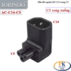 Đầu chuyển nguồn C14 sang C5 JORINDO model AC-C14-C5 - nối thẳng